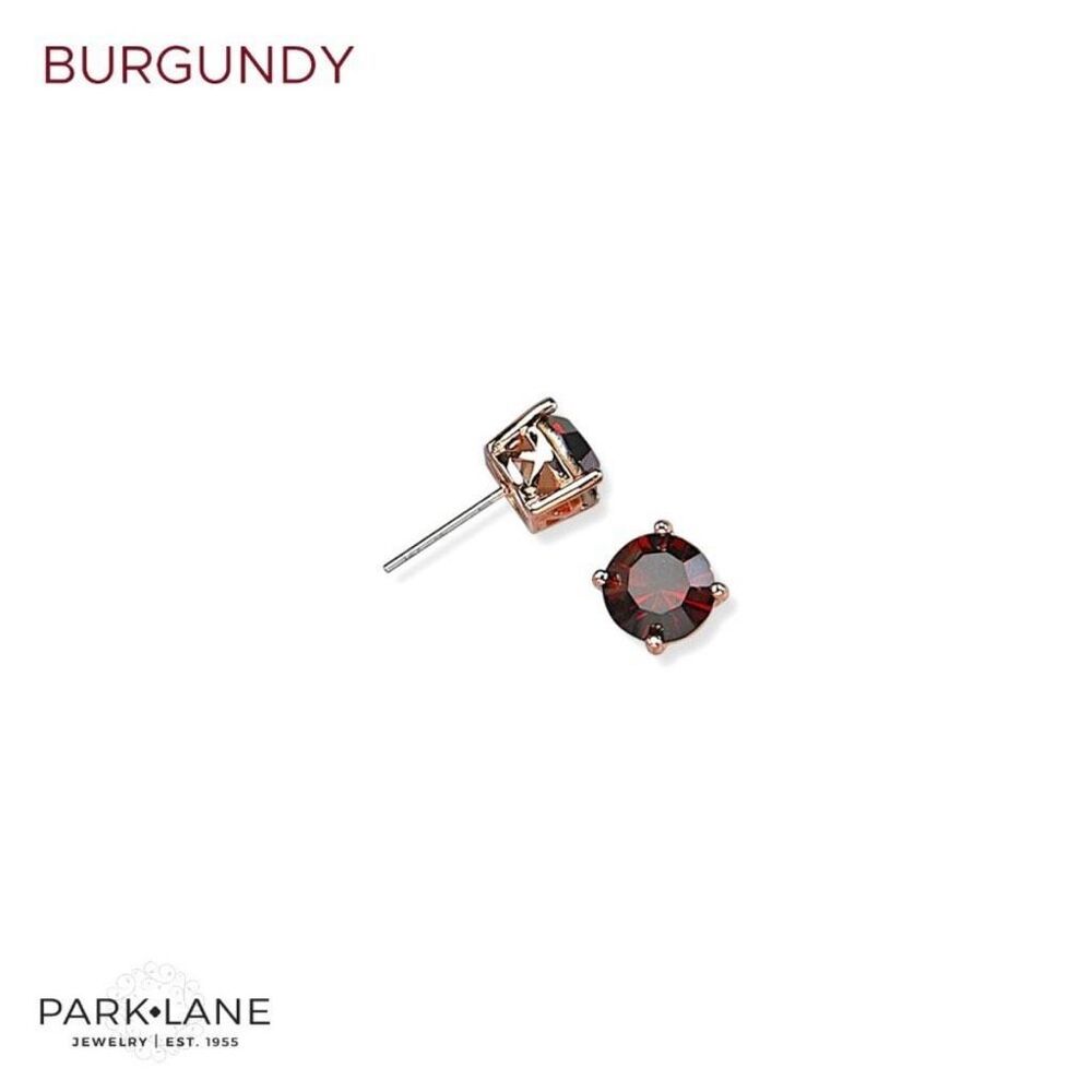 Park Lane | Burgundy Impression Earrings